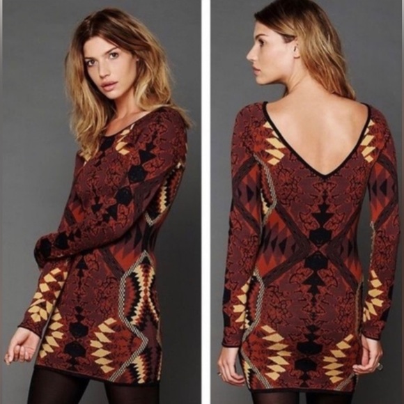 Free People Dresses & Skirts - Host PICK 🎉 Free People Huntress of Man Bodycon Dress EUC